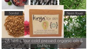 Krya anti acne face mask cools pitta, soothes skin, shrinks acne