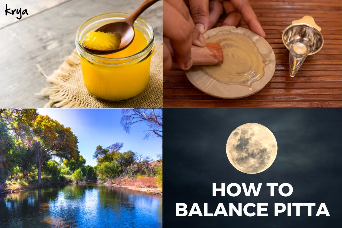 how to balance pitta dosha