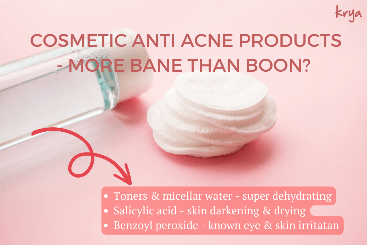 The issue with cosmetic anti acne remedies