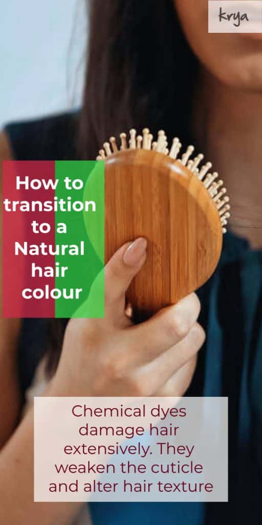 Chemical hair colours extensively damage the hair cuticle