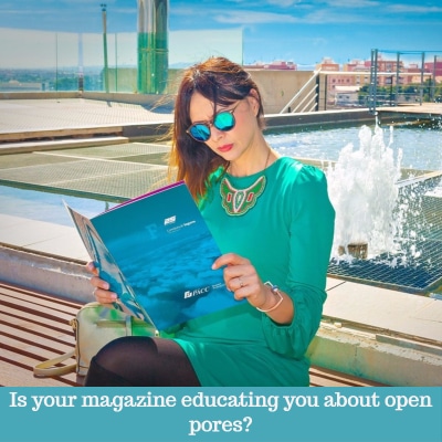 Open pores: is your beuaty magazine making you feel self conscious?