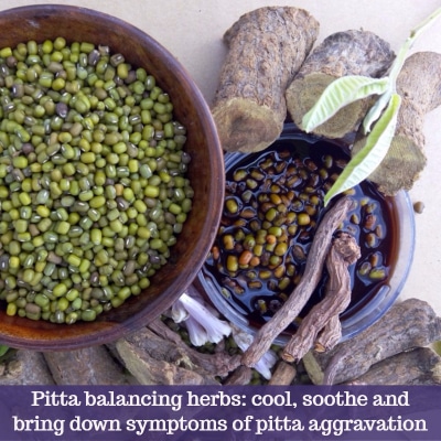 pitta aggravated skin and open pores should be cooled using pitta balancing herbs