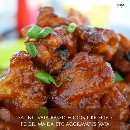 5 ways to control vata dosha: avoid vata aggravating foods