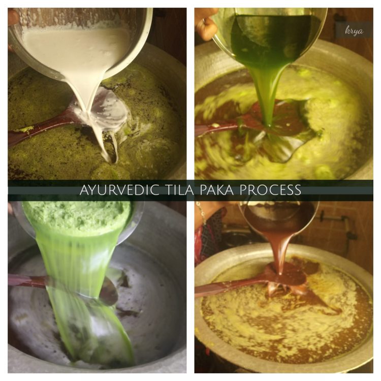 Ayurvedic tila paka method is an efficient nutrient extracting oil method Ayurveda that we follow at Krya