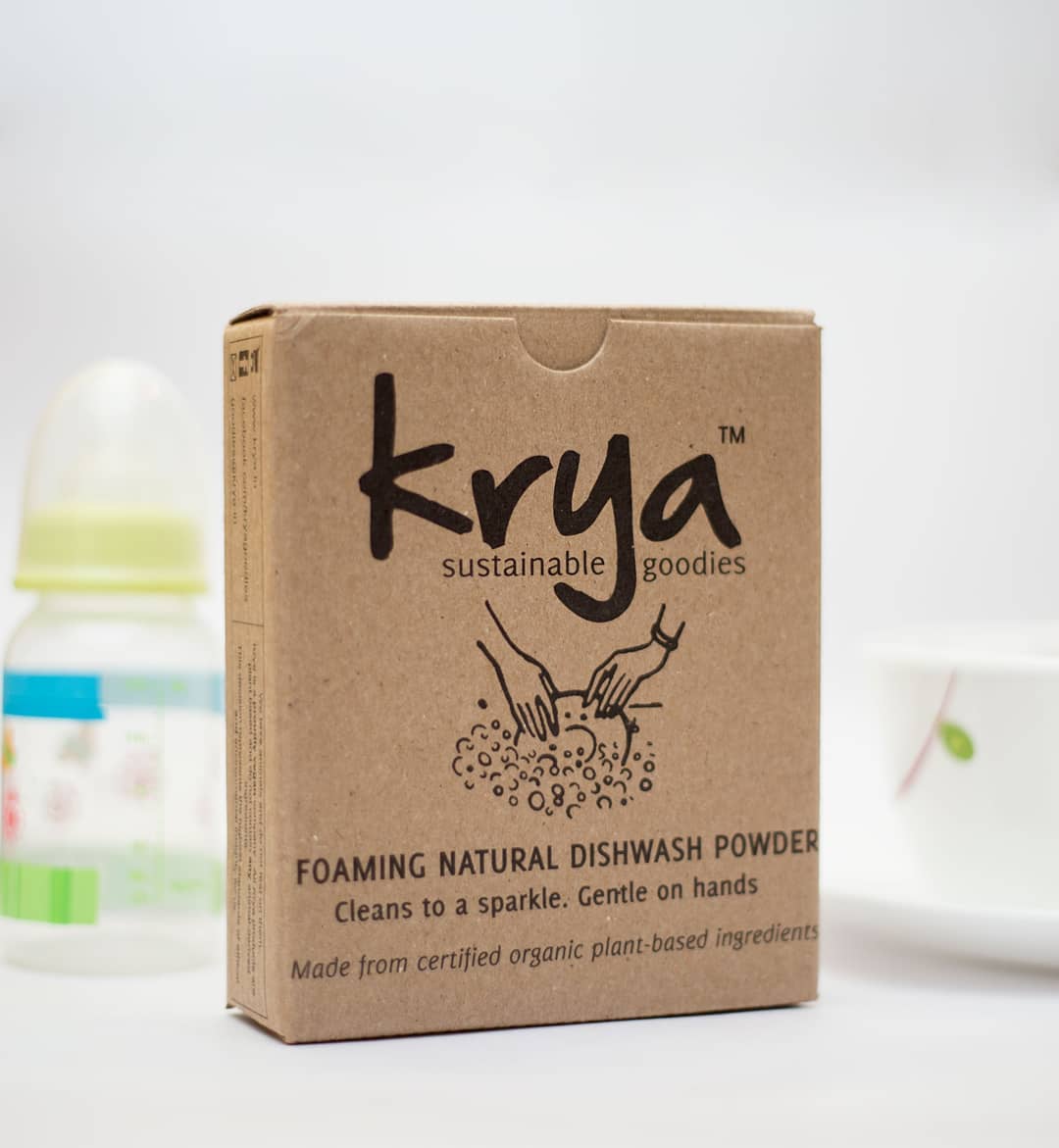 Krya Dish Wash | Natural Skin friendly Herbal powder