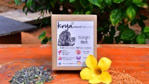 Krya Midnight black hair colour - natural indigo hair dye