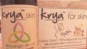 Krya Women's Classic Abhyanga system is a 2 part abhyanga system for women for overall dosha balance