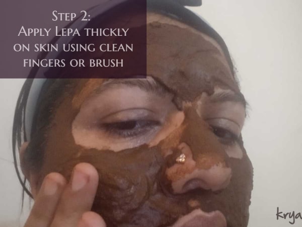 Apply face mask to correct thickness