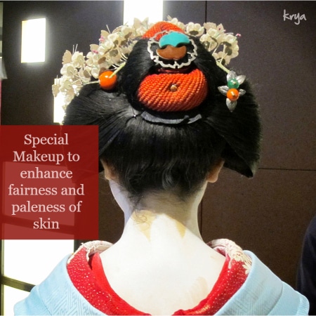 Japanese ideal of fair skin exemplified in kabuki actors and geishas