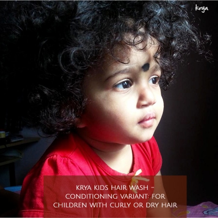 krya kids hairwash conditioning: a natural curly kids shampoo