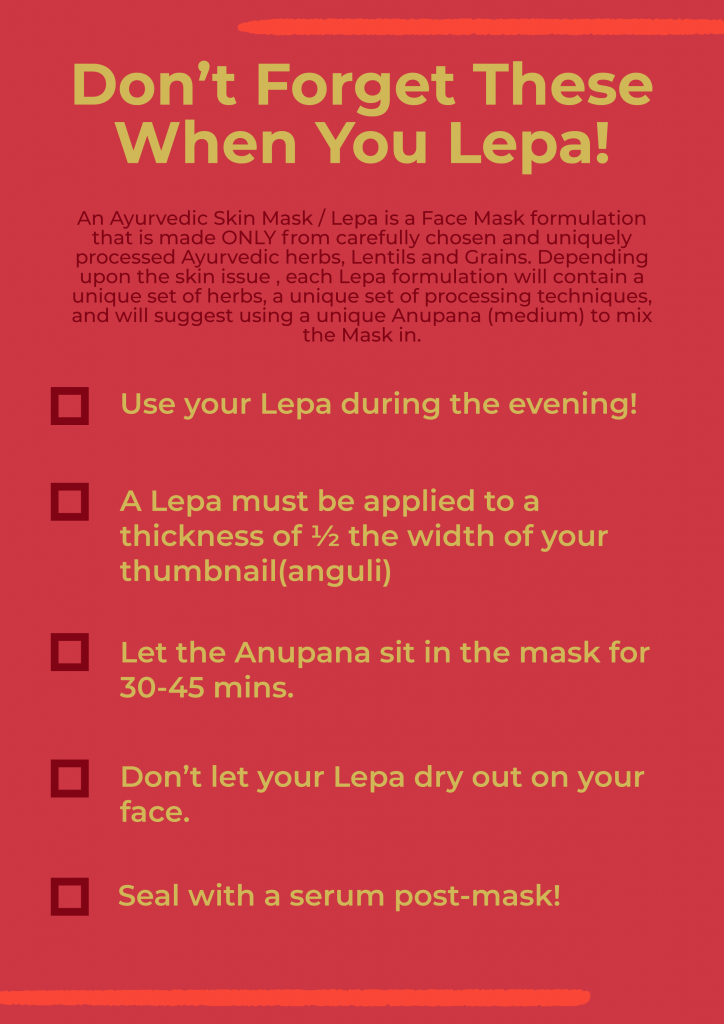 face mask tips - Lepa checklist