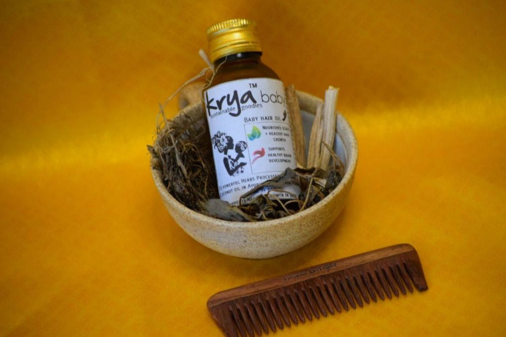 Krya baby hair oil