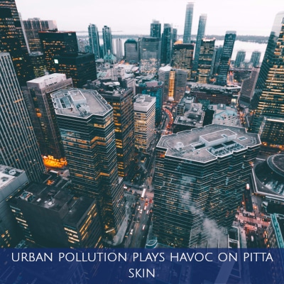 urban pollution is bad for skin