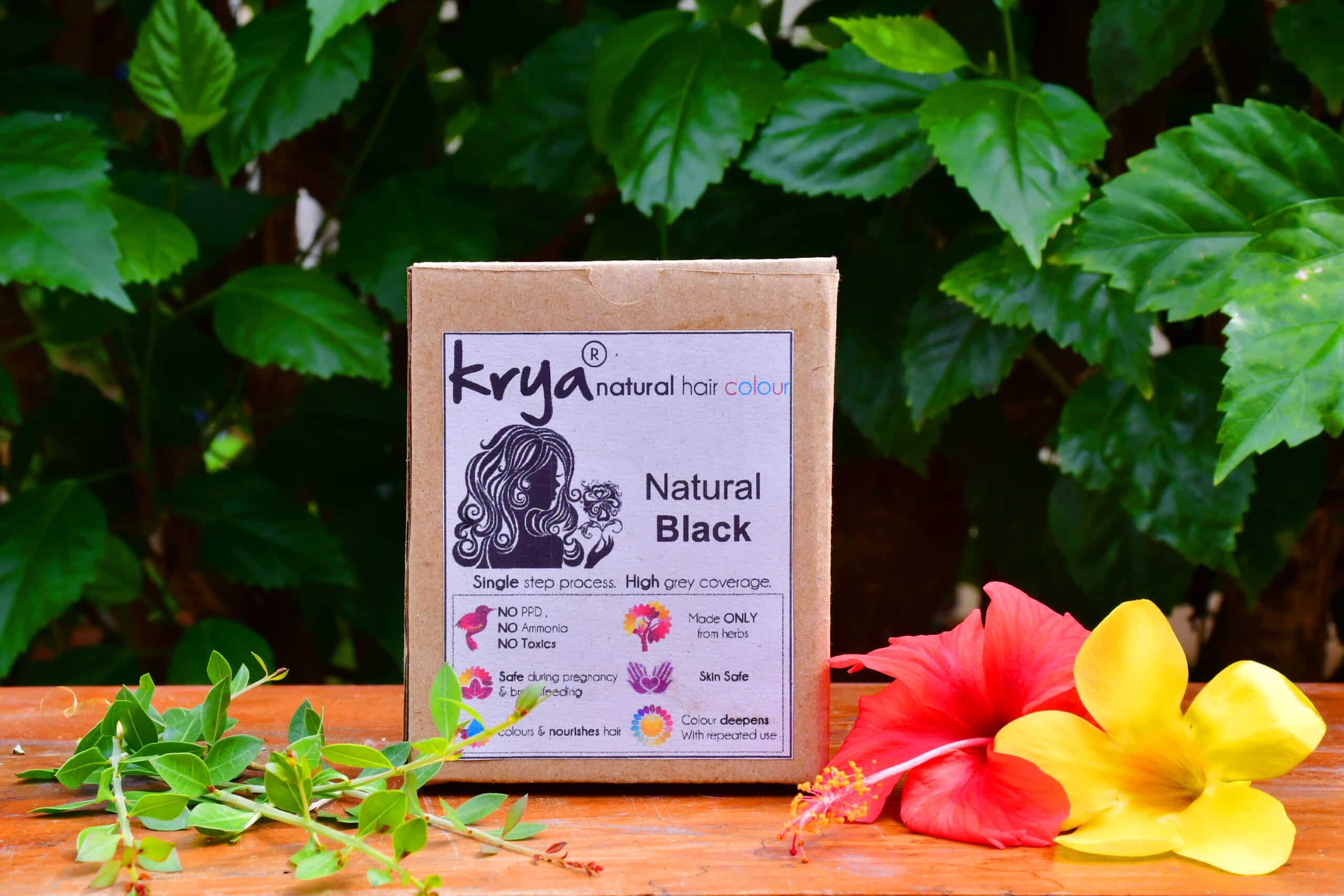 Natural Black Hair Dye | Natural Indigo Powder for Colouring Hair Black