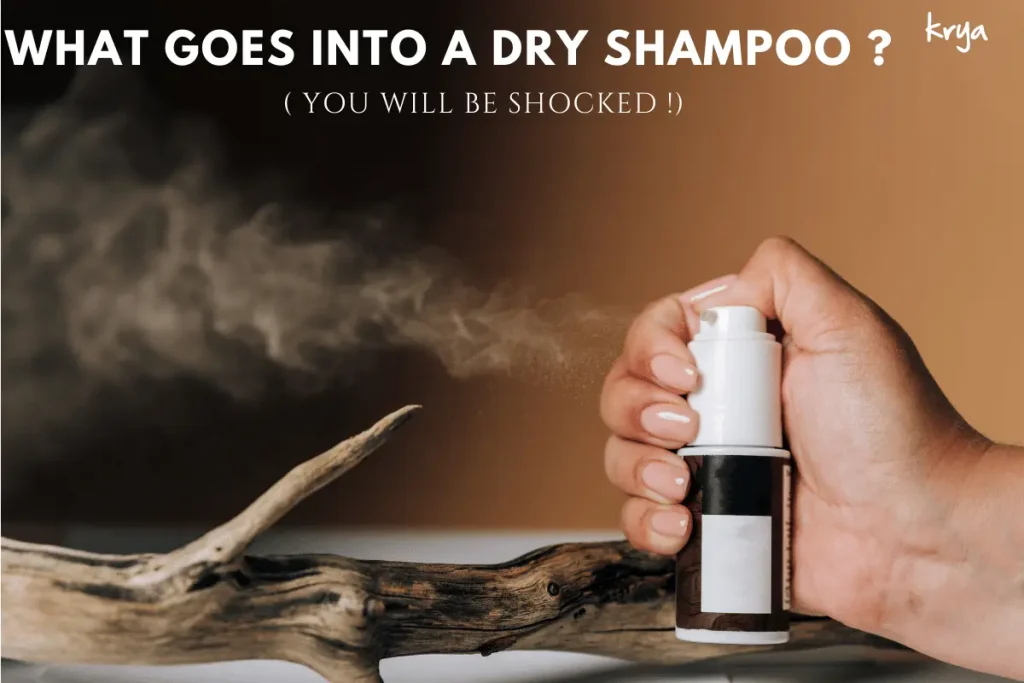 dry shampoo ingredients - starch ,alcohol, butane, isobutane, propane. Benzene can be a contaminant in the propellant