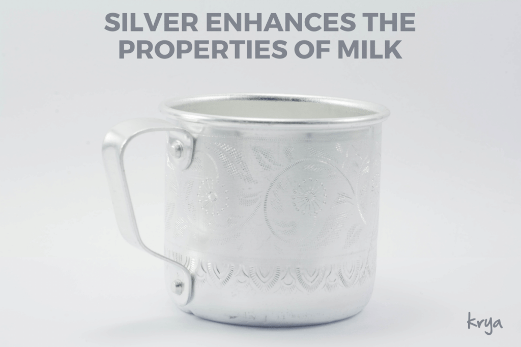 Silver enhances the nutritive value of milk