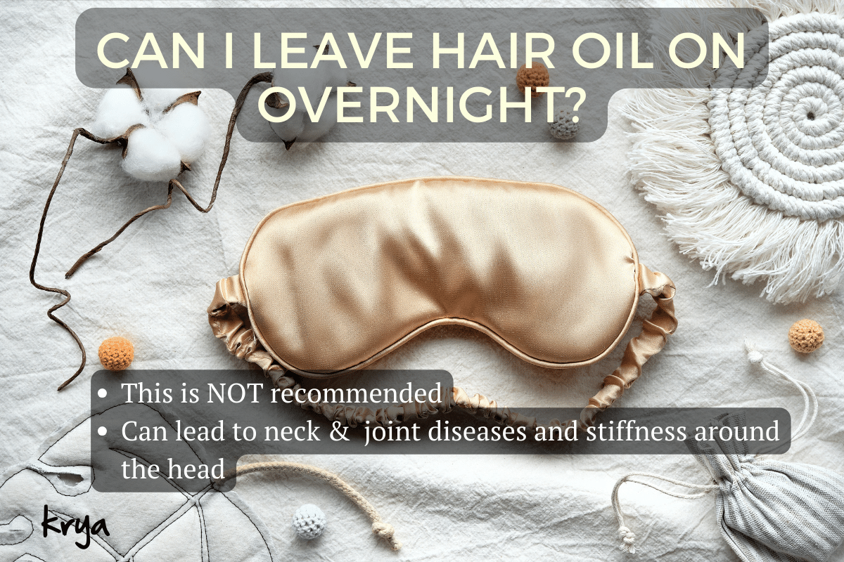 Can i leave oil in hair overnight