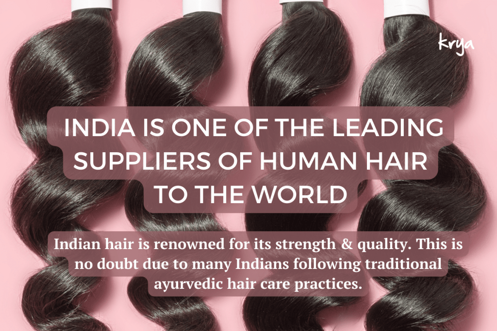 Indian hair is renowned for its strength and quality - backed by a strong but declining reliance on traditional hair care practices