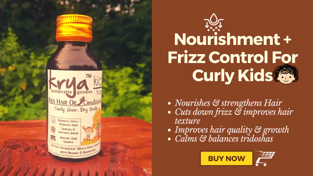 Nourishing hydrating treatment for curly kids